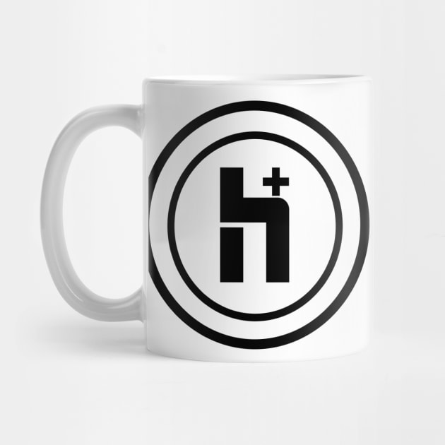 H Plus 2 (Large) by TranshumanTees